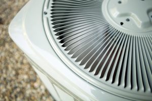 top-view-of-an-air conditioner-outside-unit